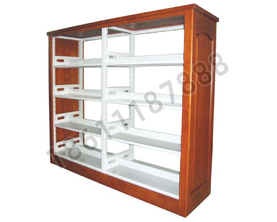 點(diǎn)擊查看商品:高檔四層雙面雙柱鋼木書(shū)架